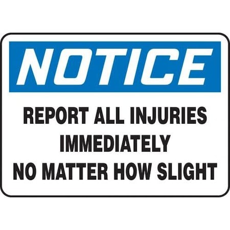 OSHA NOTICE SAFETY SIGN REPORT ALL MGNF863XP